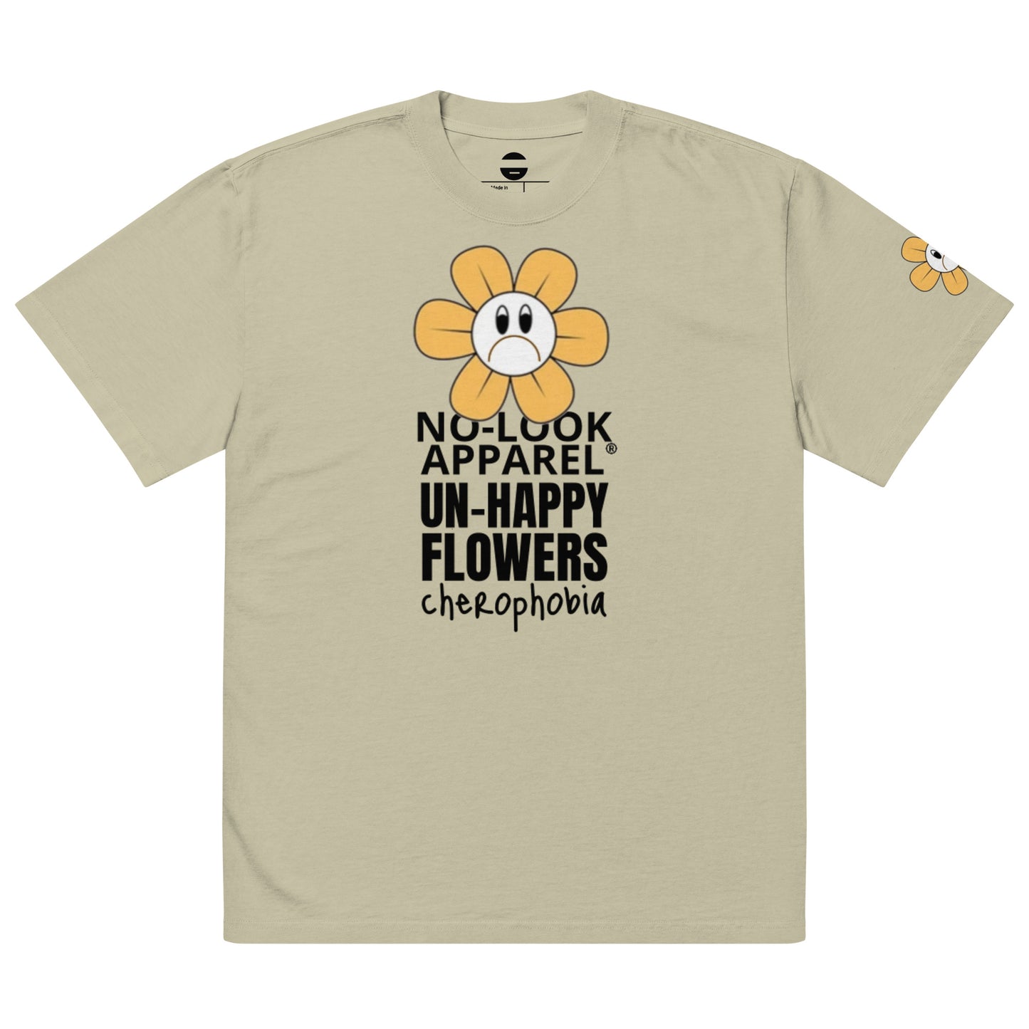T-Shirt UN-HAPPY FLOWERS ((Oversized))