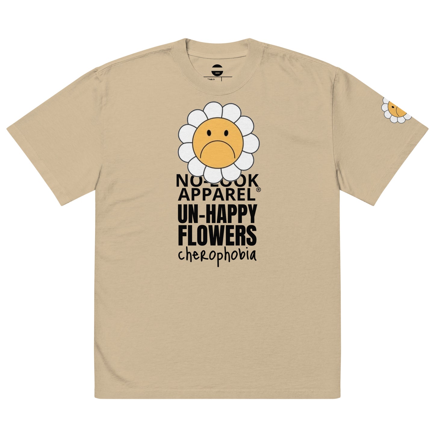 T-Shirt UN-HAPPY FLOWERS ((Oversized))
