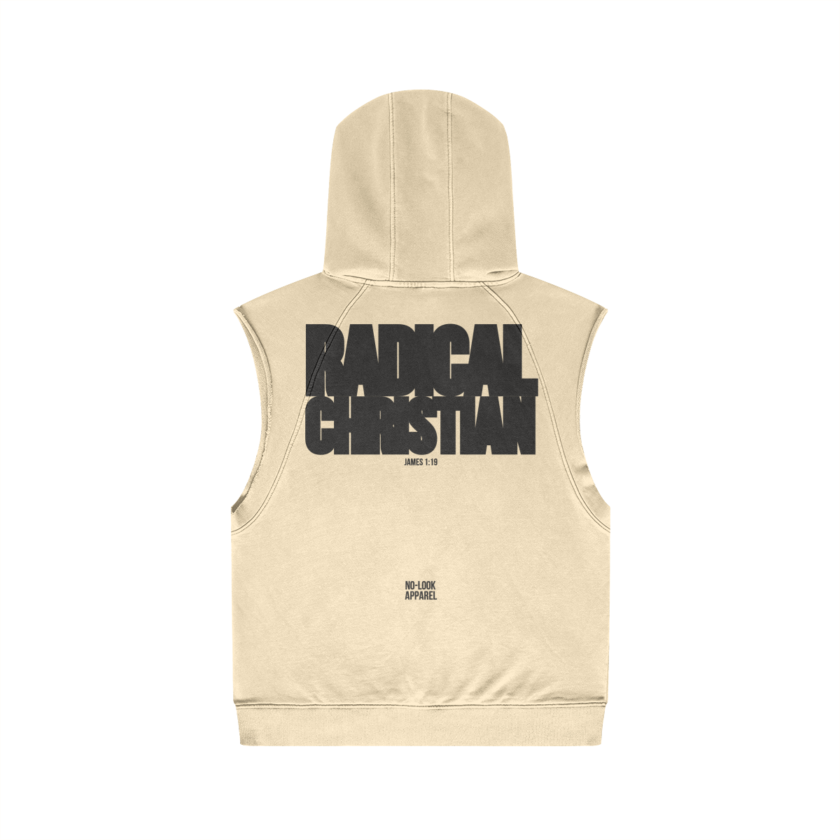 Hoodie - RADICAL CHRISTIAN (sleeveless)