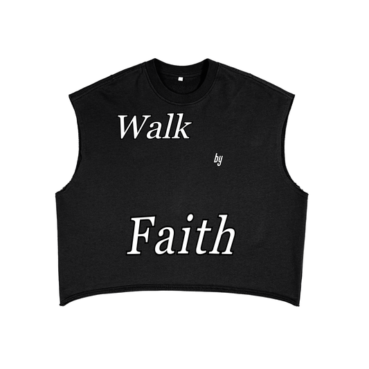 T-Shirt Walk By Faith Not By Sight (Sleeveless)