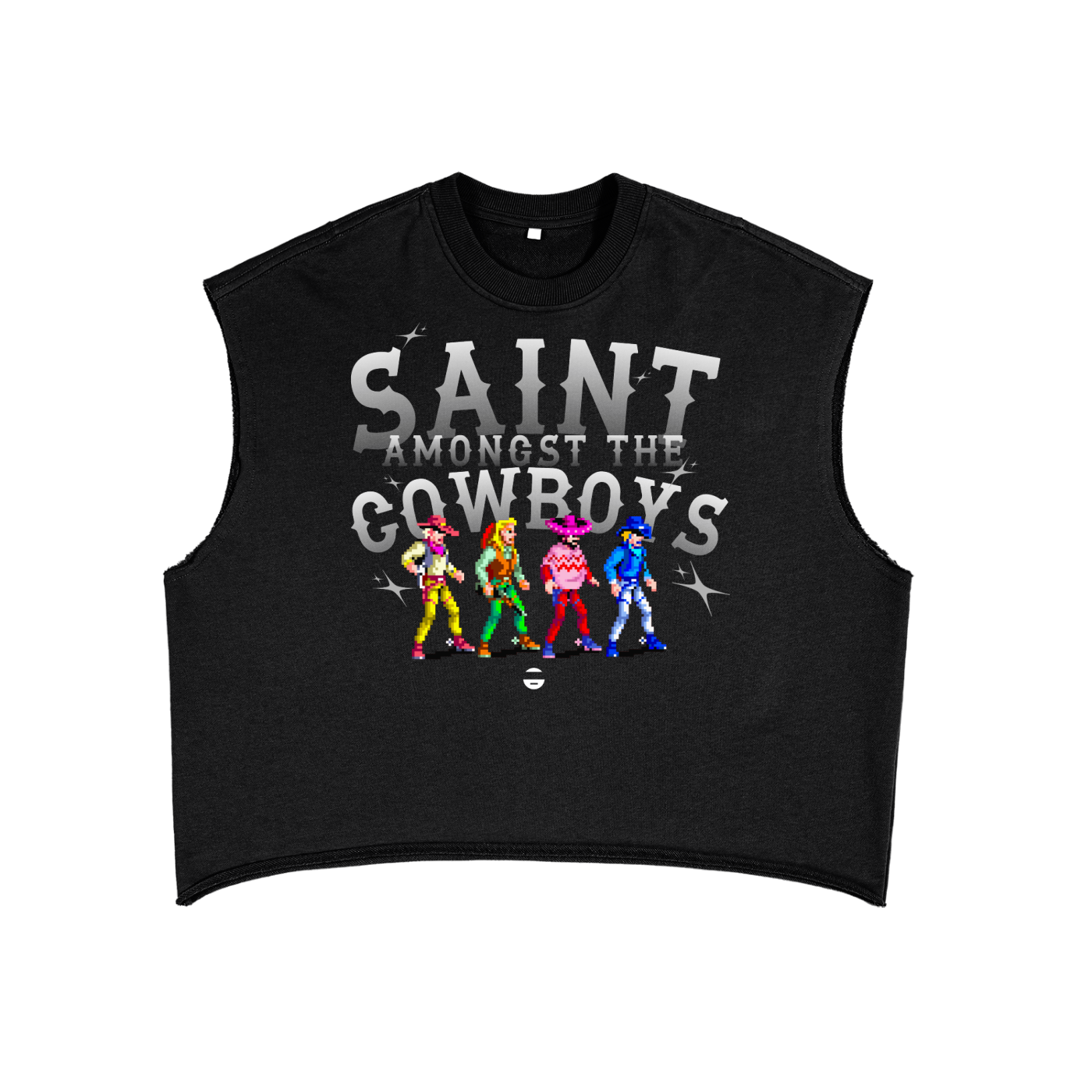 T-Shirt Saint Amongst The Cowboys (Sleeveless)