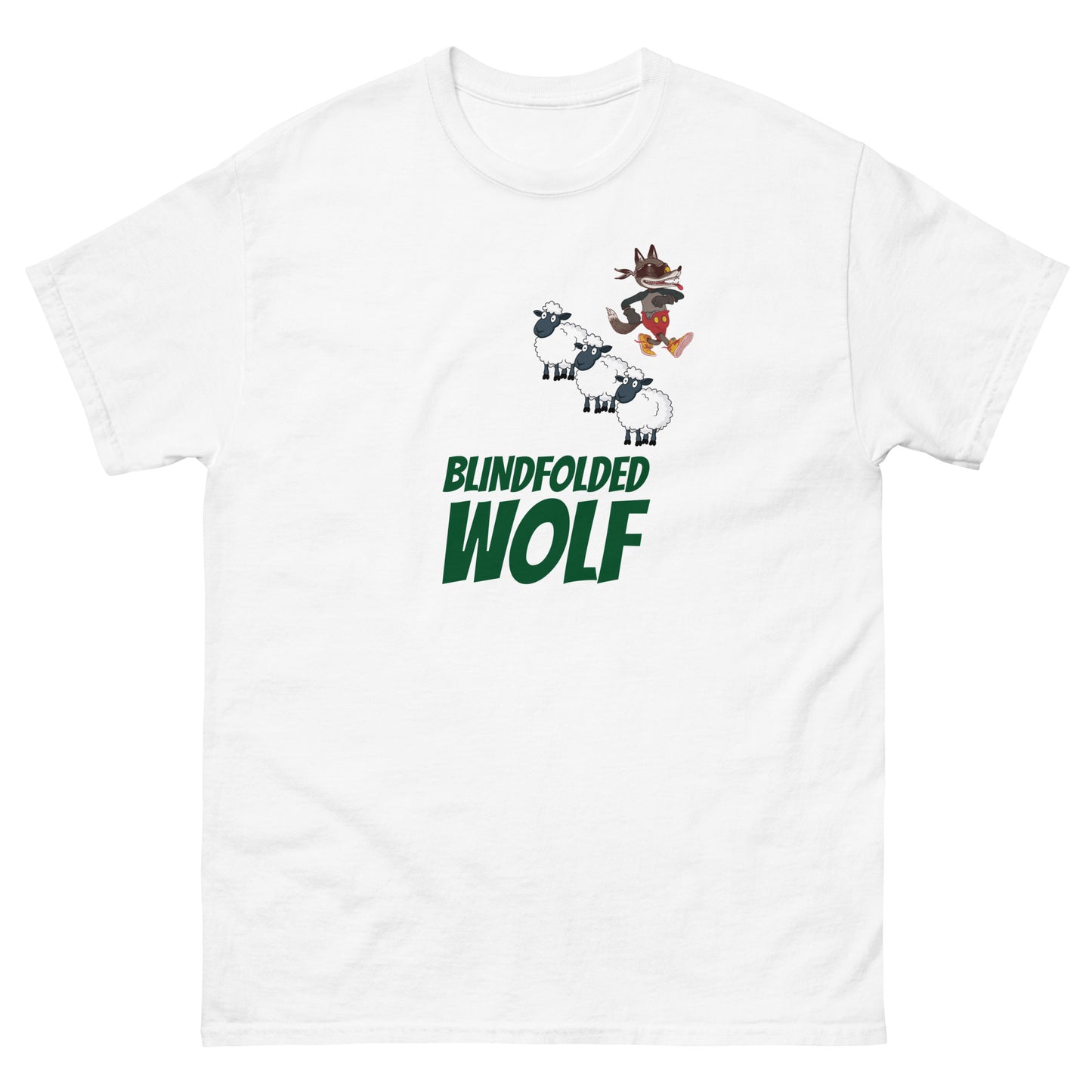 T-Shirt Blindfolded Wolf (made in depression)