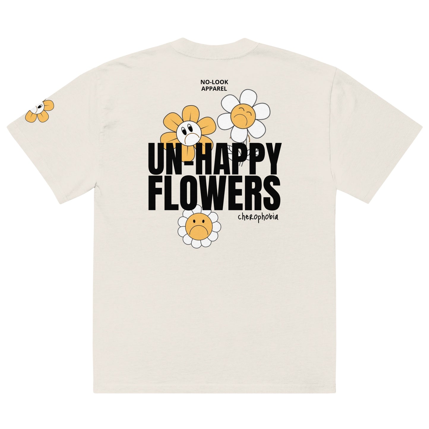 T-Shirt UN-HAPPY FLOWERS ((Oversized))