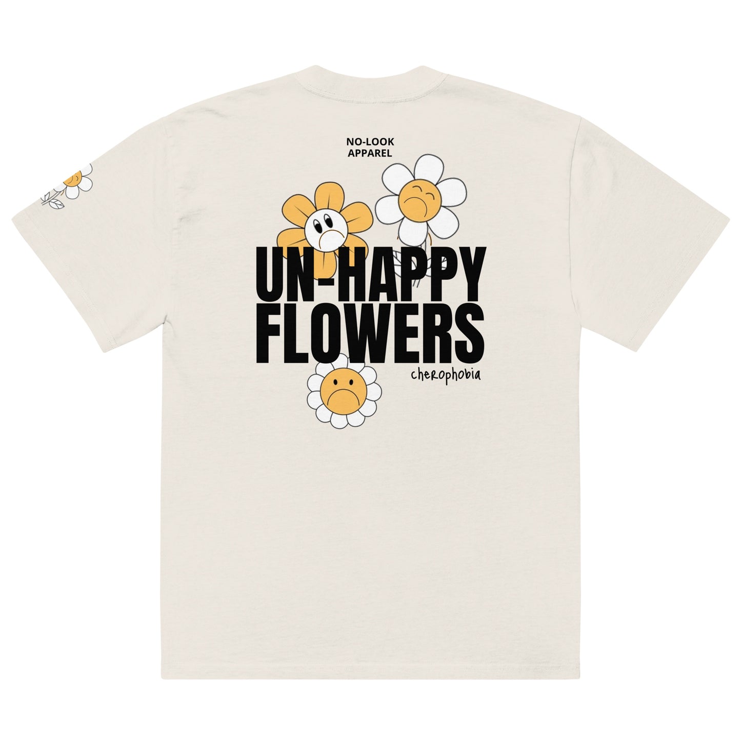 T-Shirt UN-HAPPY FLOWERS ((Oversized))