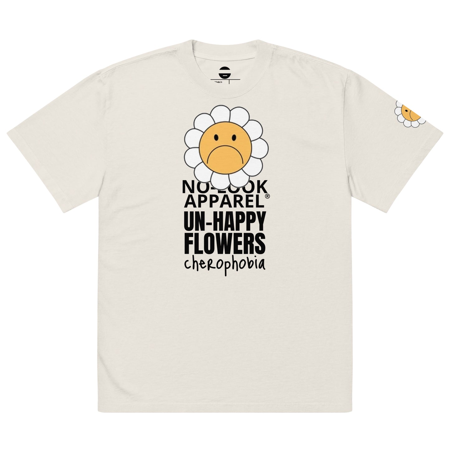 T-Shirt UN-HAPPY FLOWERS ((Oversized))
