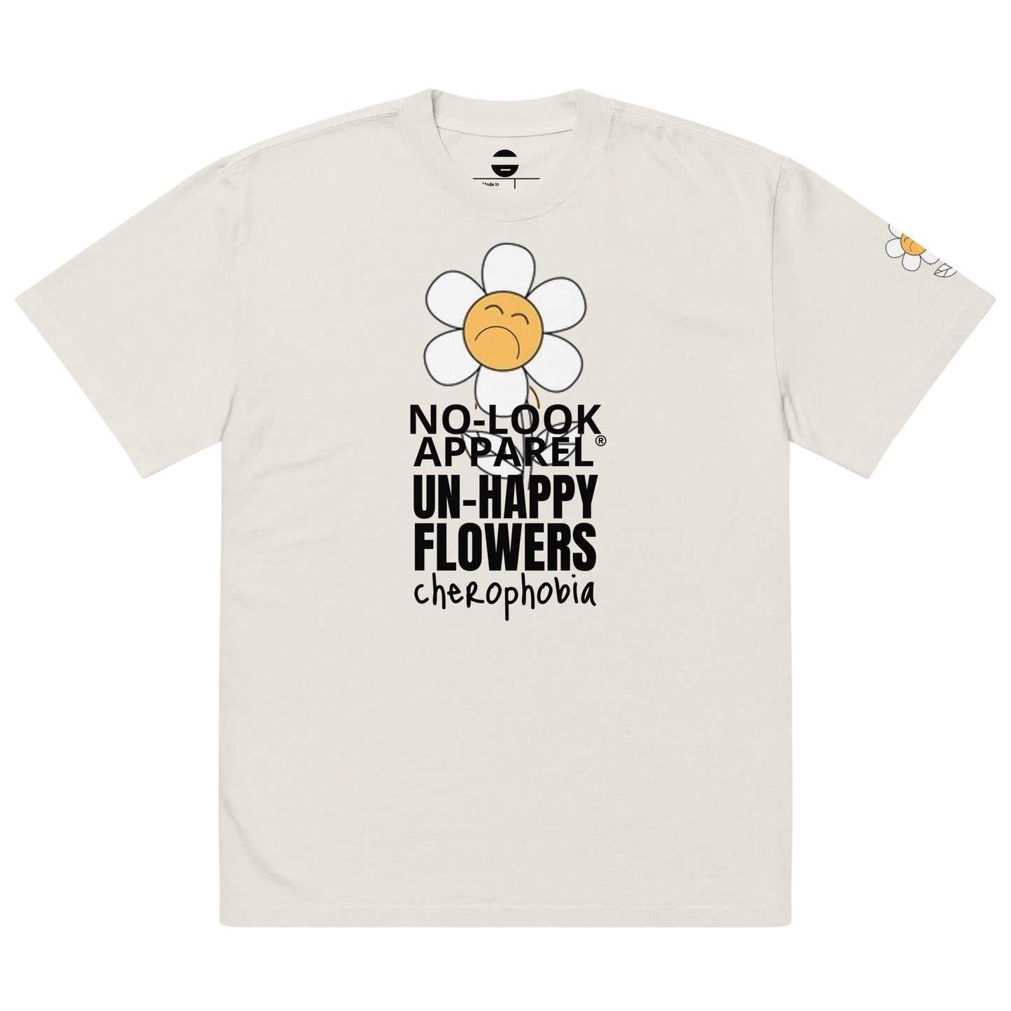 T-Shirt UN-HAPPY FLOWERS ((Oversized))