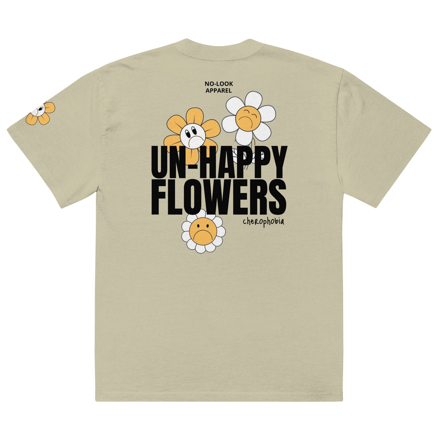 T-Shirt UN-HAPPY FLOWERS ((Oversized))