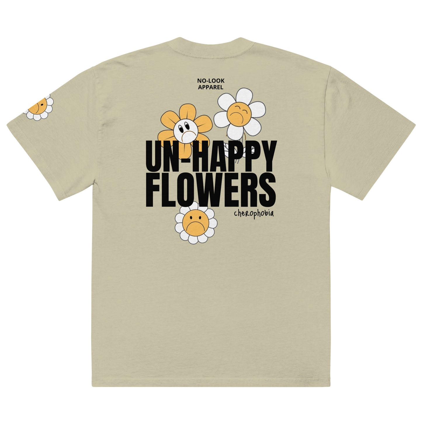 T-Shirt UN-HAPPY FLOWERS ((Oversized))
