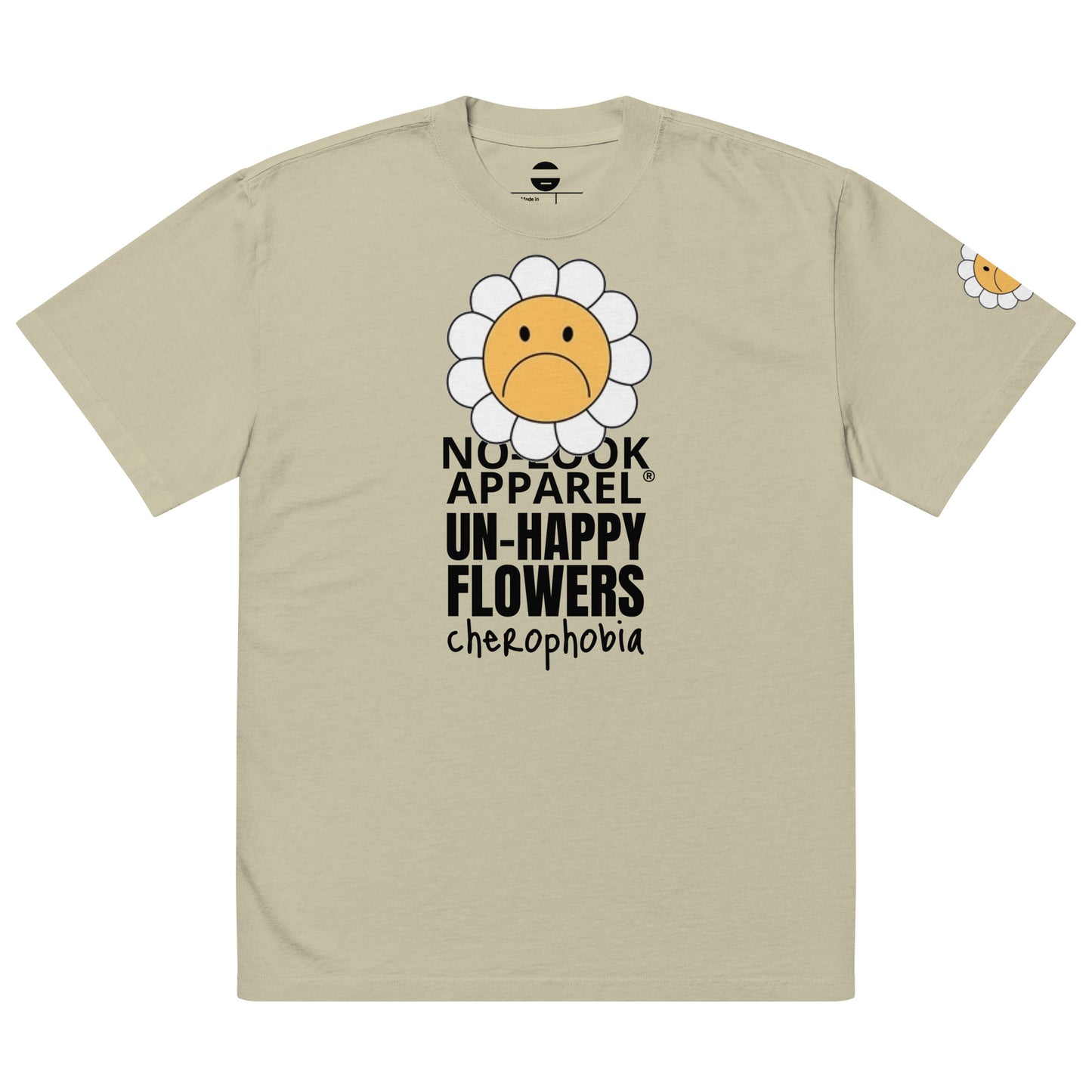 T-Shirt UN-HAPPY FLOWERS ((Oversized))