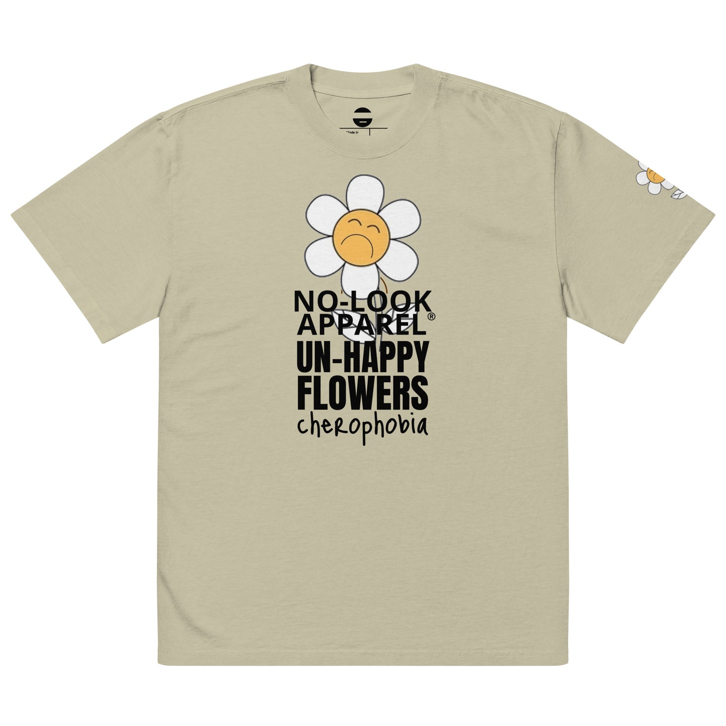 T-Shirt UN-HAPPY FLOWERS ((Oversized))