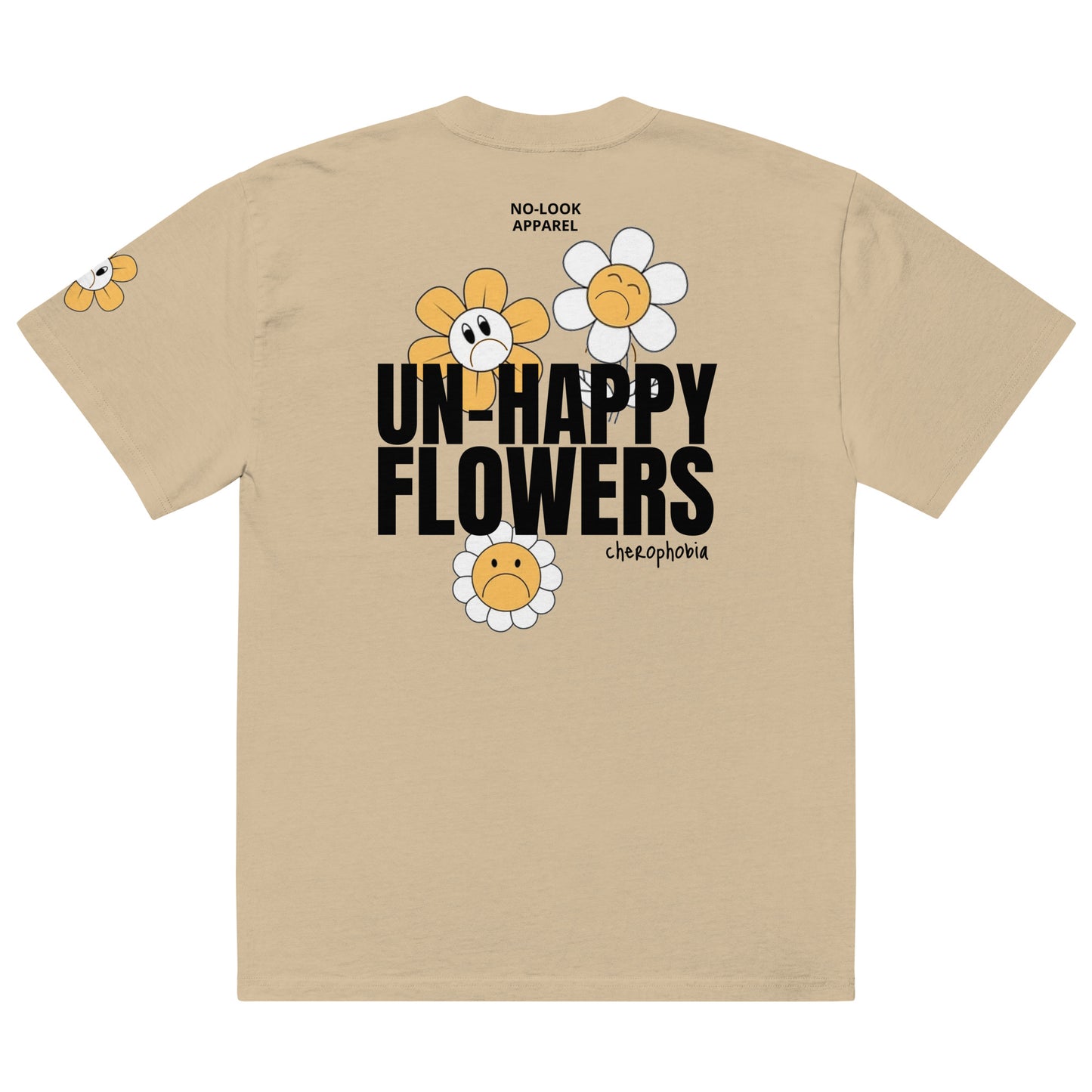 T-Shirt UN-HAPPY FLOWERS ((Oversized))
