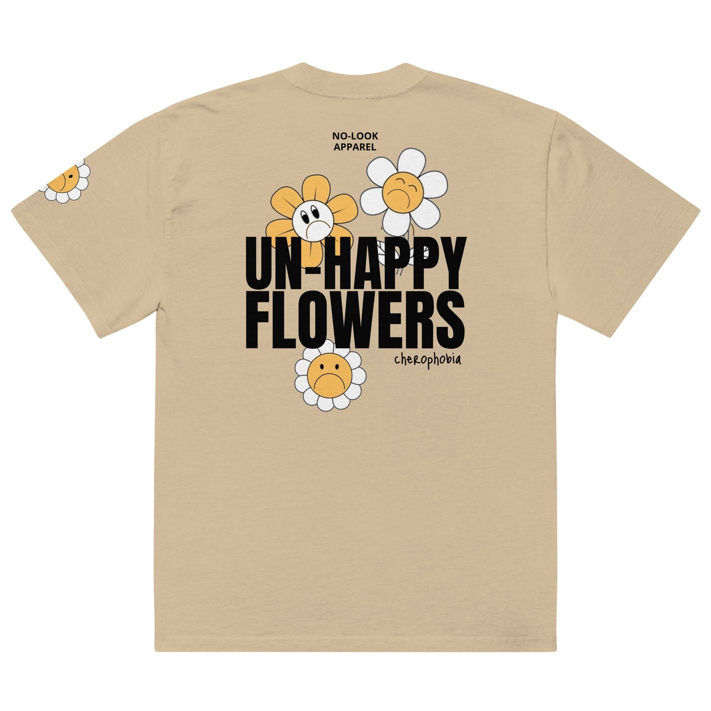 T-Shirt UN-HAPPY FLOWERS ((Oversized))