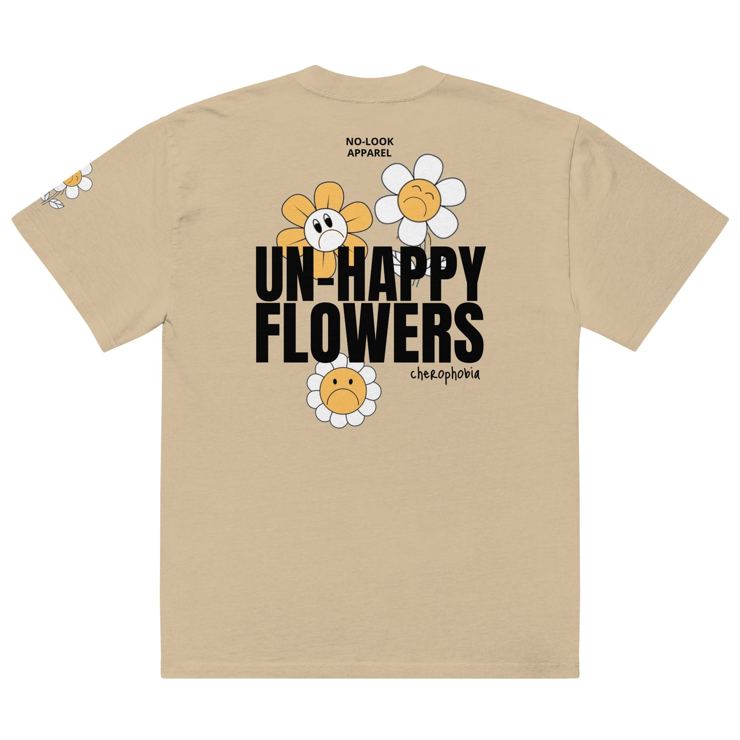 T-Shirt UN-HAPPY FLOWERS ((Oversized))