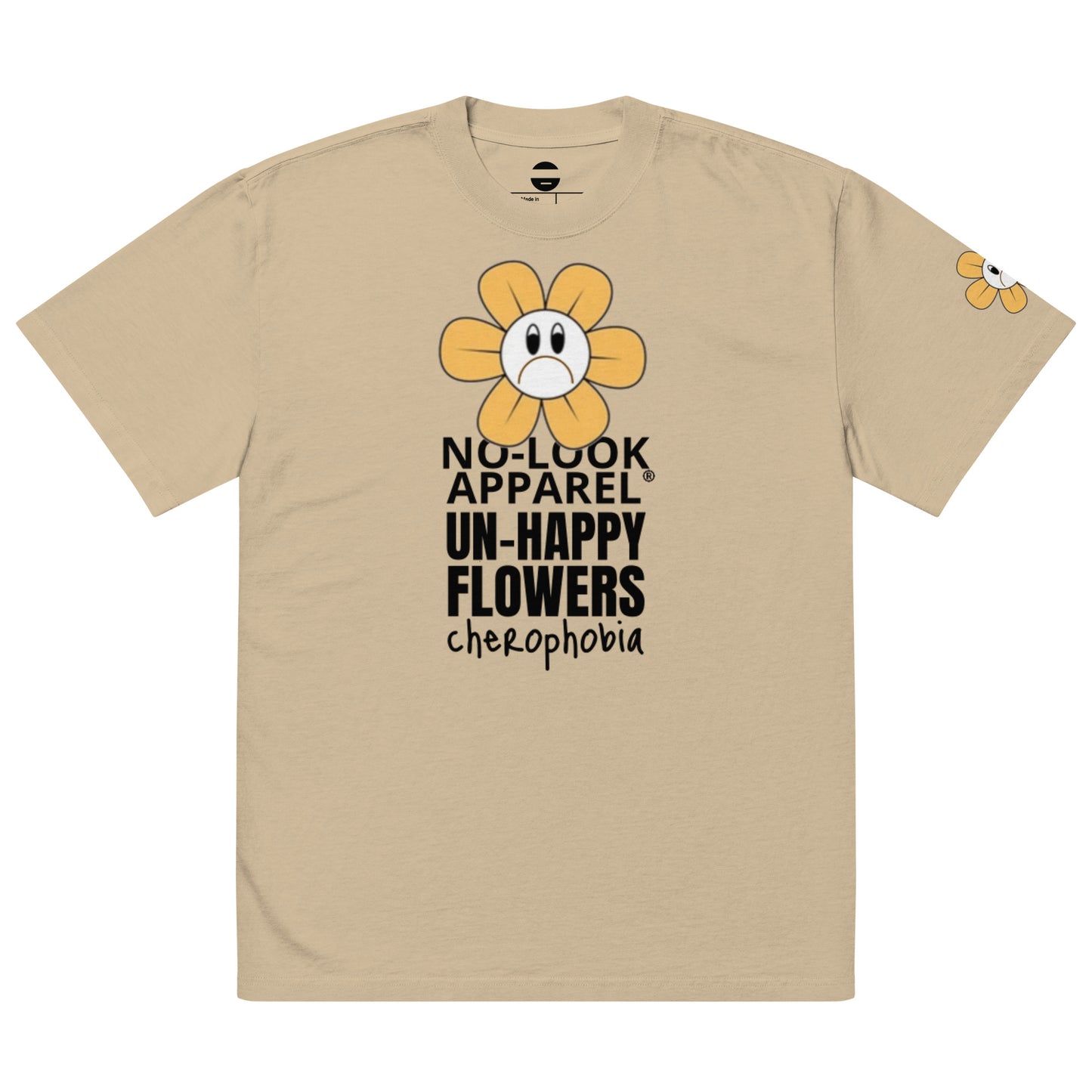 T-Shirt UN-HAPPY FLOWERS ((Oversized))