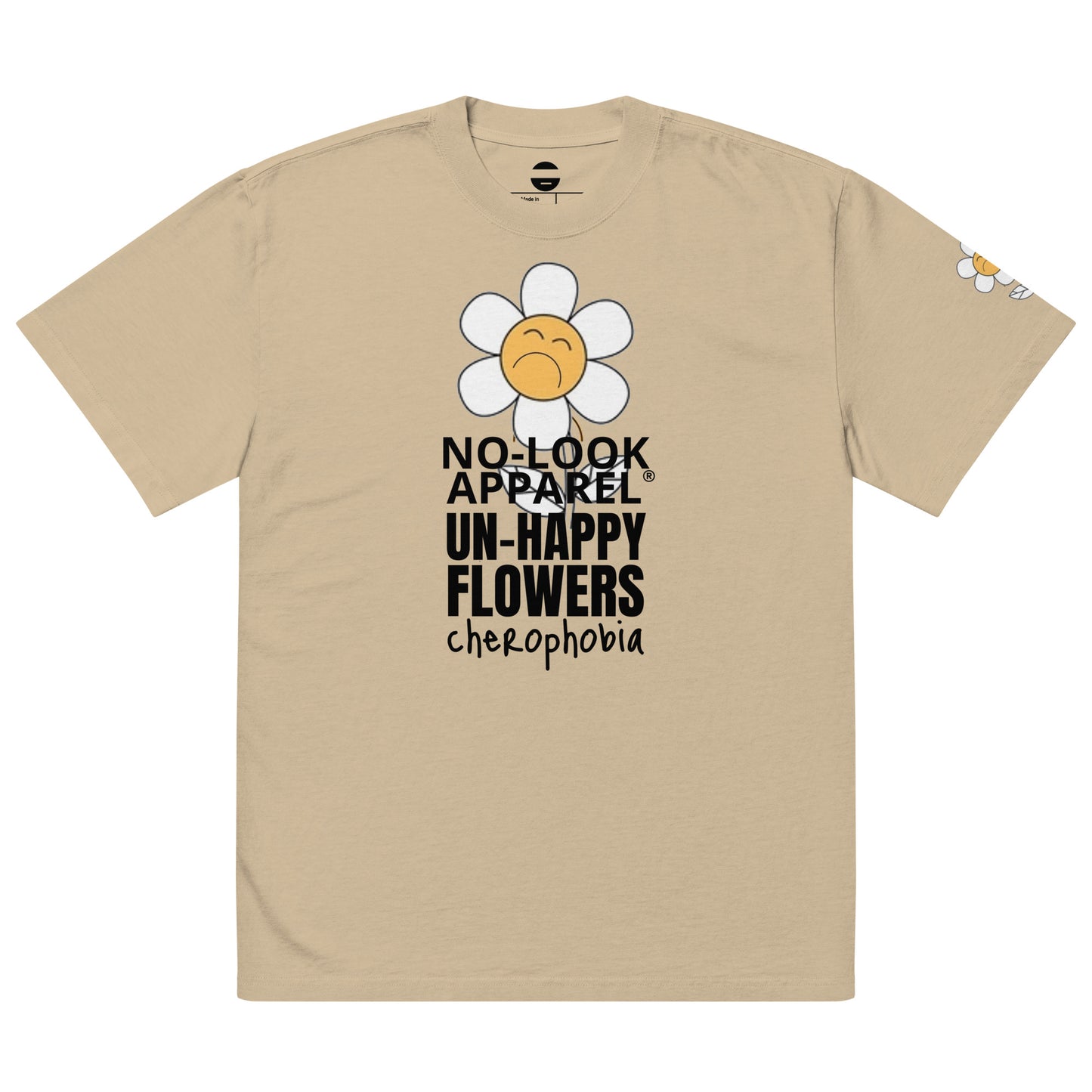 T-Shirt UN-HAPPY FLOWERS ((Oversized))